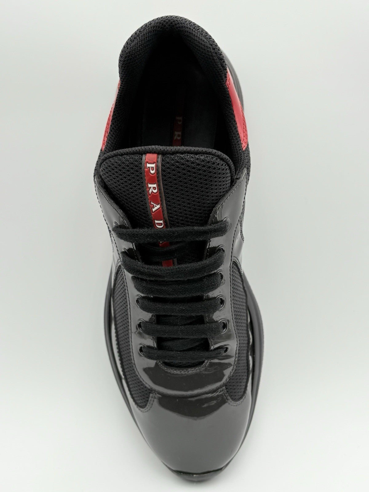 Size 10 UK (11 US) - Prada Americas Cup ' Anthracite Red ' | EXCELLENT CONDITION