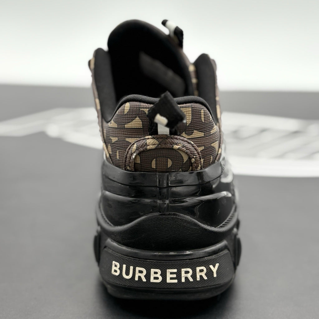 Size 40.5 (7.5 US) Burberry Arthur Low-Top  ' Monogram Print ' | GREAT CONDITION