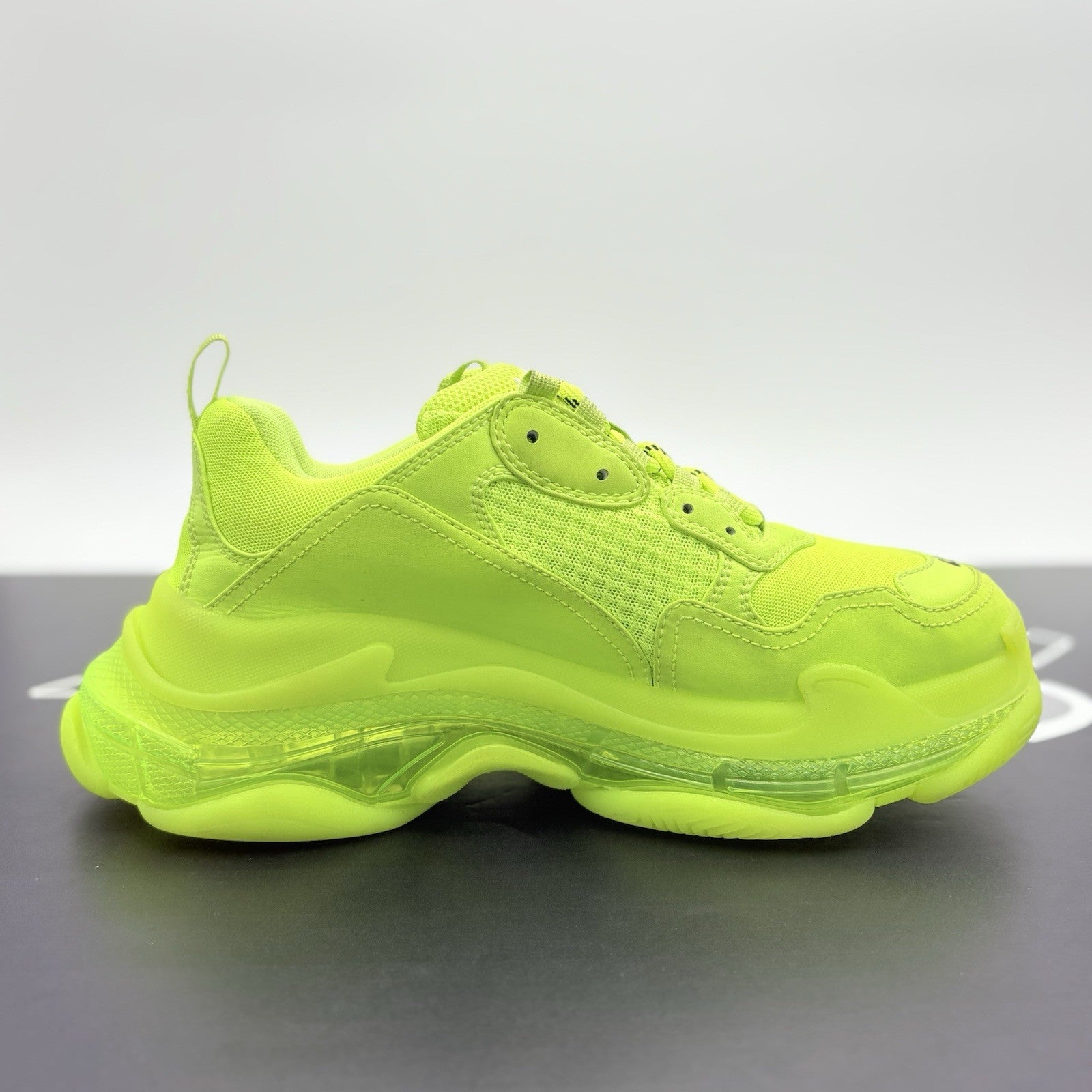 Size 42 (9 US) - Balenciaga Triple S Sneaker ' Neon Yellow ' | GREAT CONDITION!