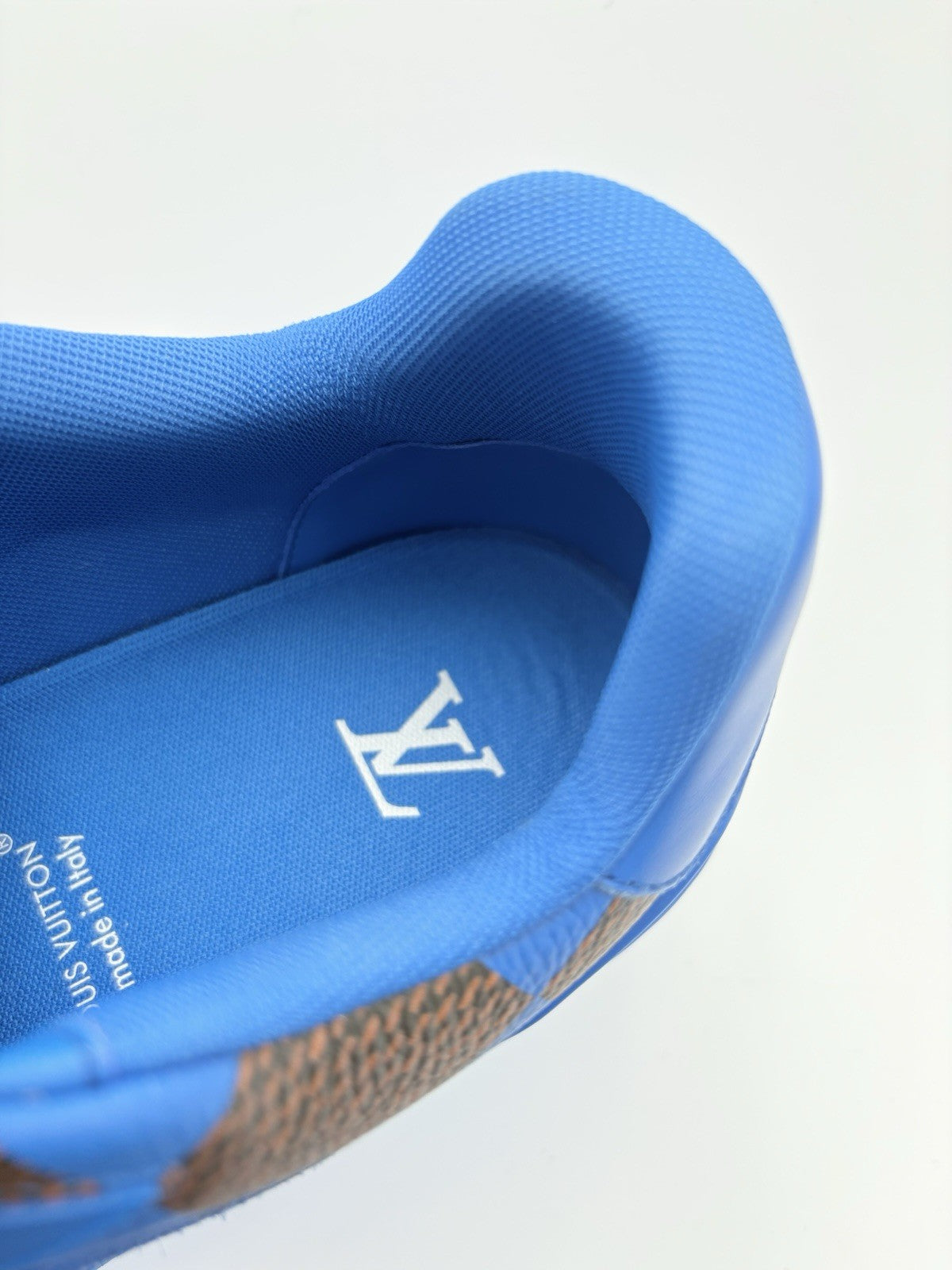 Size 7.5 LV (8.5-9 US) Louis Vuitton Trainer ' Blue Brown Checkered ' | GREAT!