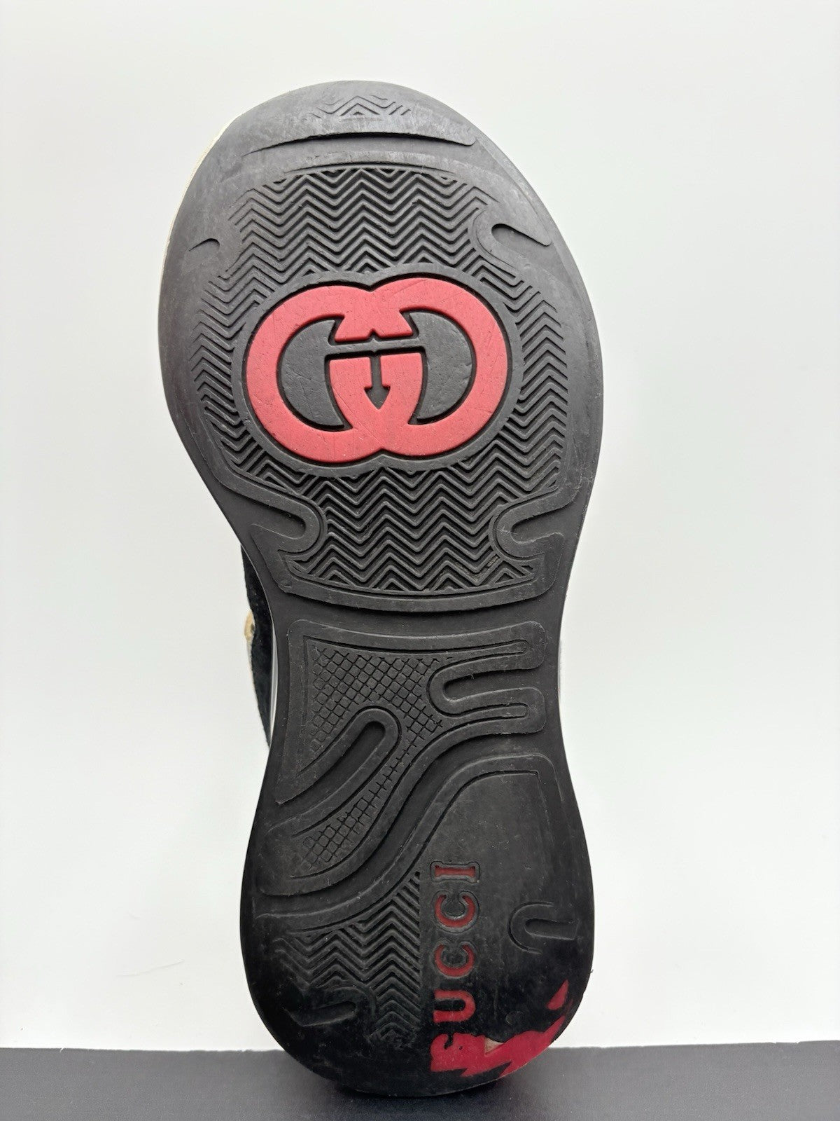Size 6.5 G (7 US) - Gucci Ultrapace ' Yellow Tejus Printed '