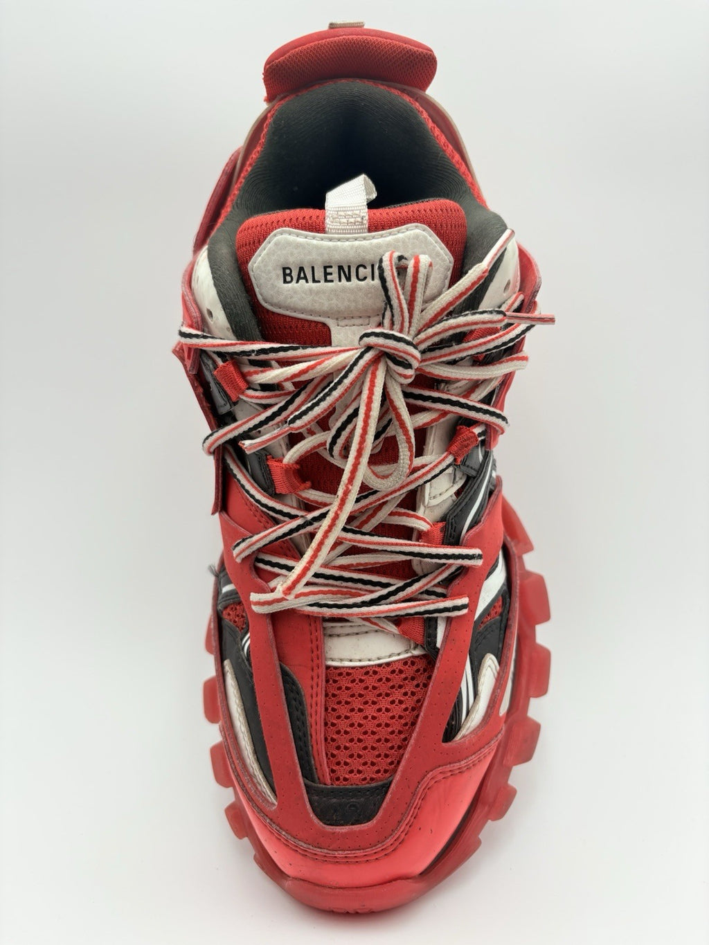 Size 42 (9 US) - Balenciaga Track Clear Sole ' Red ' | GOOD CONDITION!