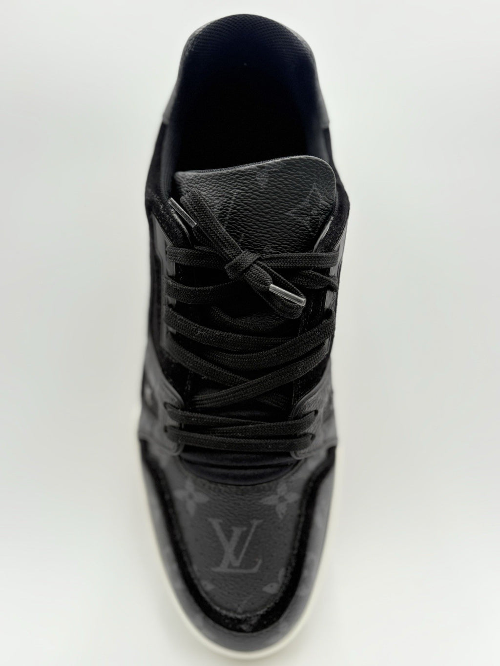 Size 8 LV (9-9.5 US) Louis Vuitton Trainer ' Black Monogram ' | GREAT CONDITION!
