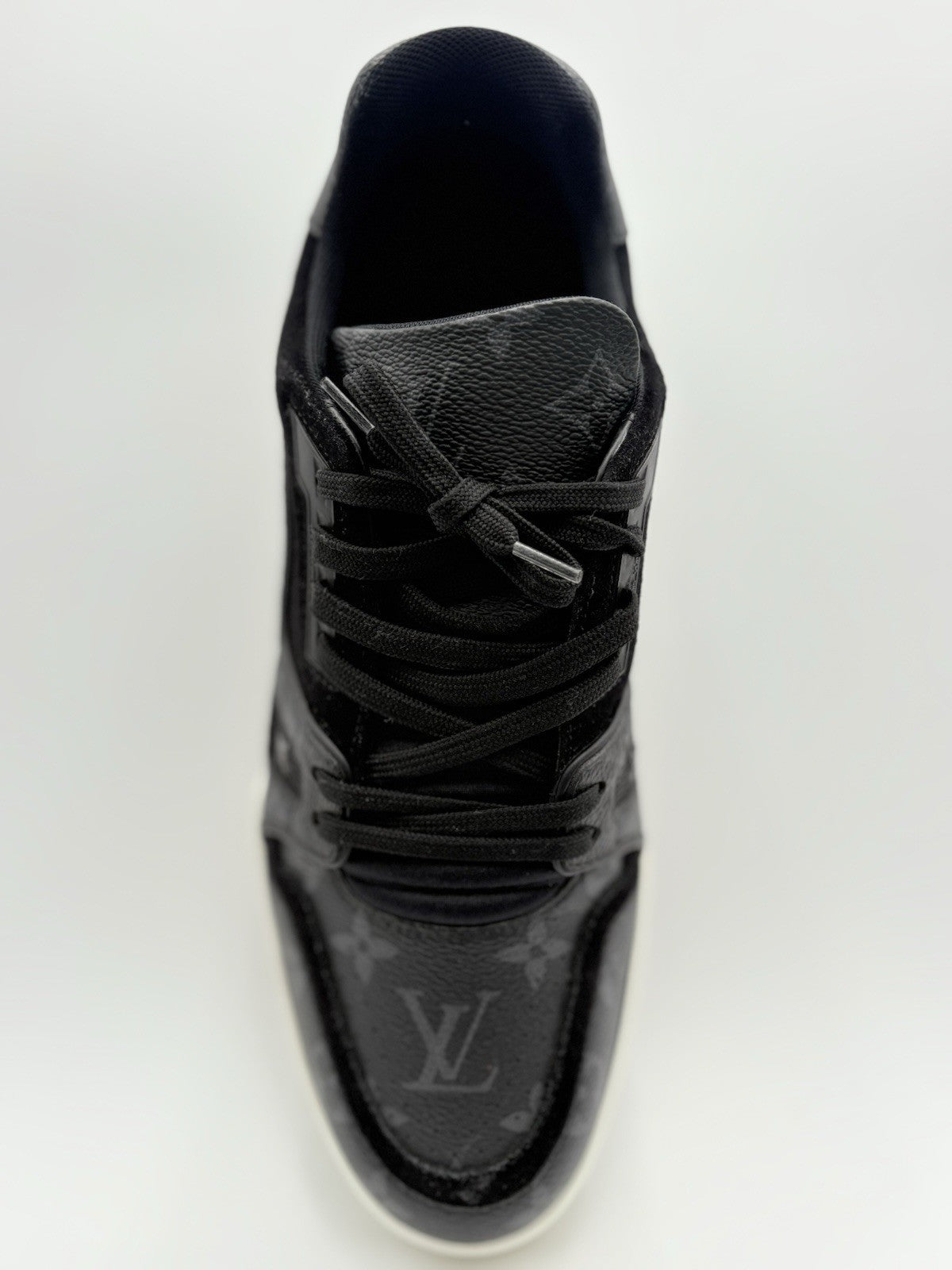 Size 8 LV (9-9.5 US) Louis Vuitton Trainer ' Black Monogram ' | GREAT CONDITION!