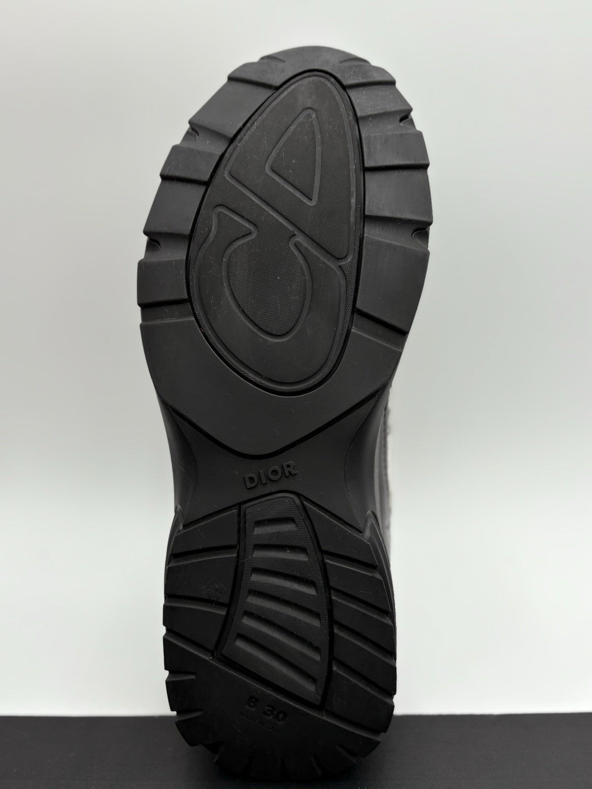 Size 45 (12 US) Dior B30 Reflective Sneaker ' Black Gray ' | EXCELLENT COND!