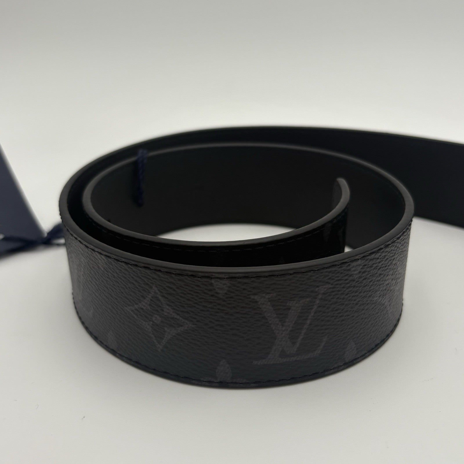 Louis Vuitton Monogram Eclipse Matte Black Belt | BRAND NEW!