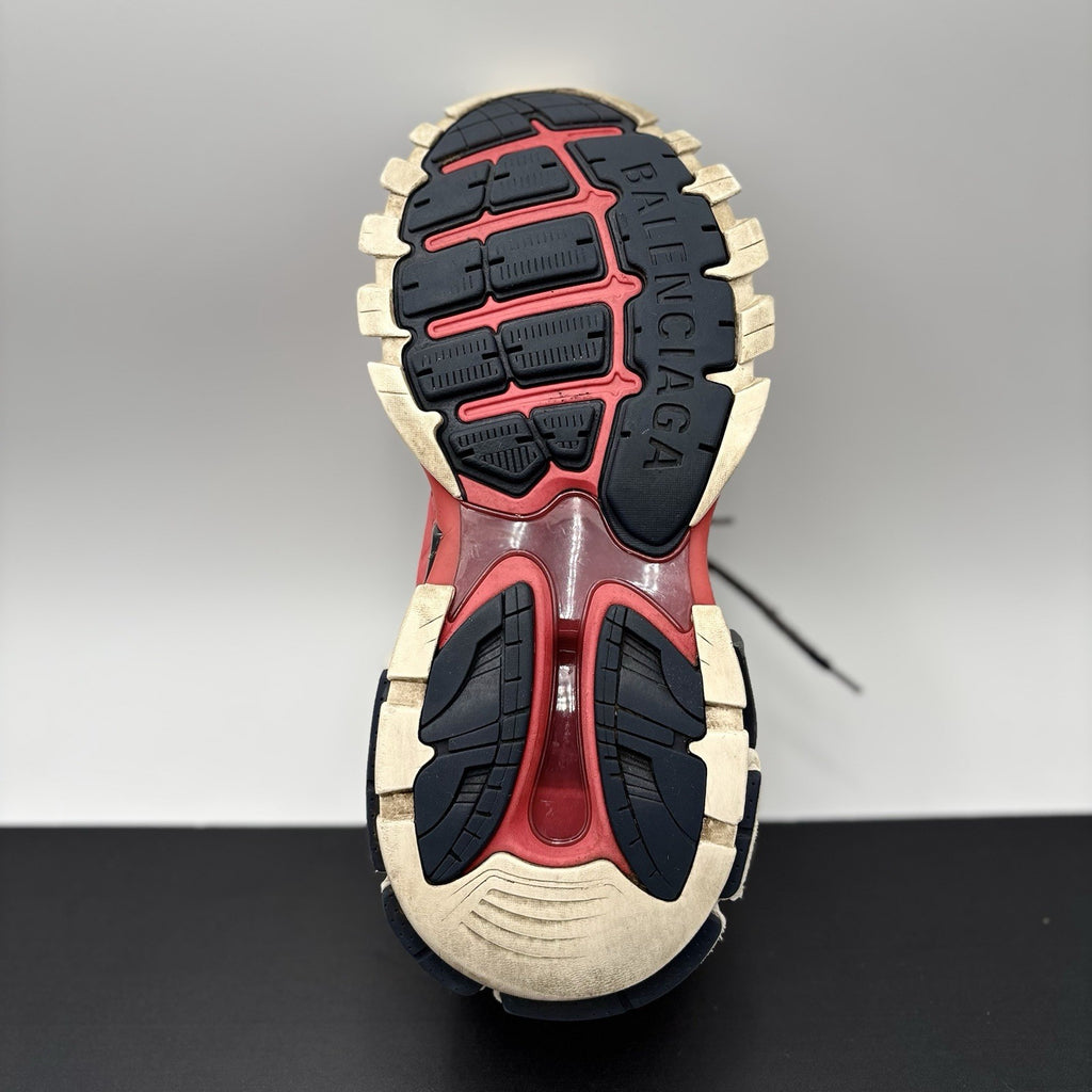 Size 43 (10 US) - Balenciaga Track LED Sneaker ' Navy, Red '