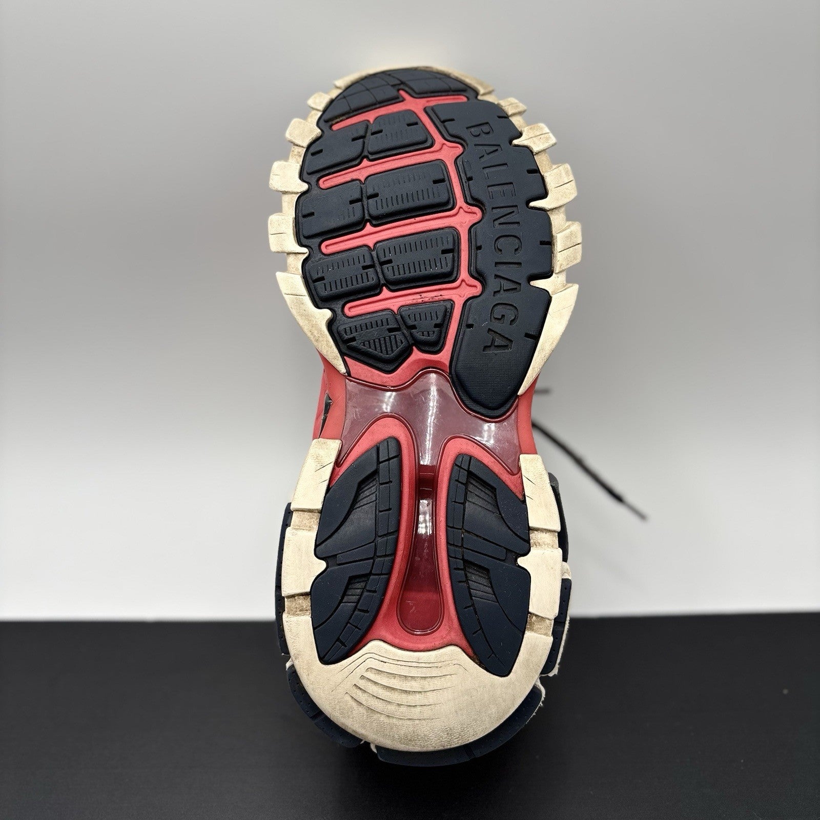 Size 43 (10 US) - Balenciaga Track LED Sneaker ' Navy, Red '