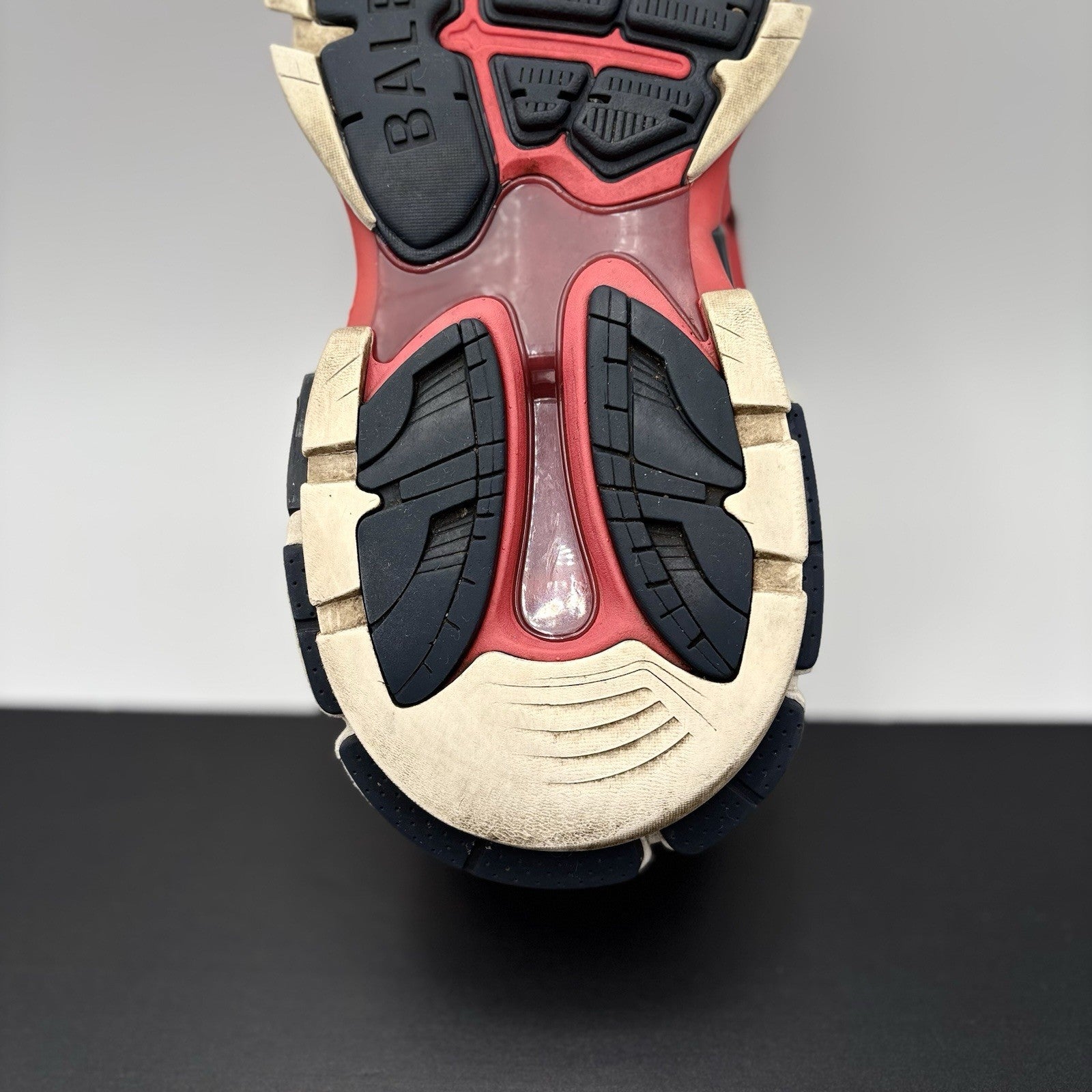 Size 43 (10 US) - Balenciaga Track LED Sneaker ' Navy, Red '