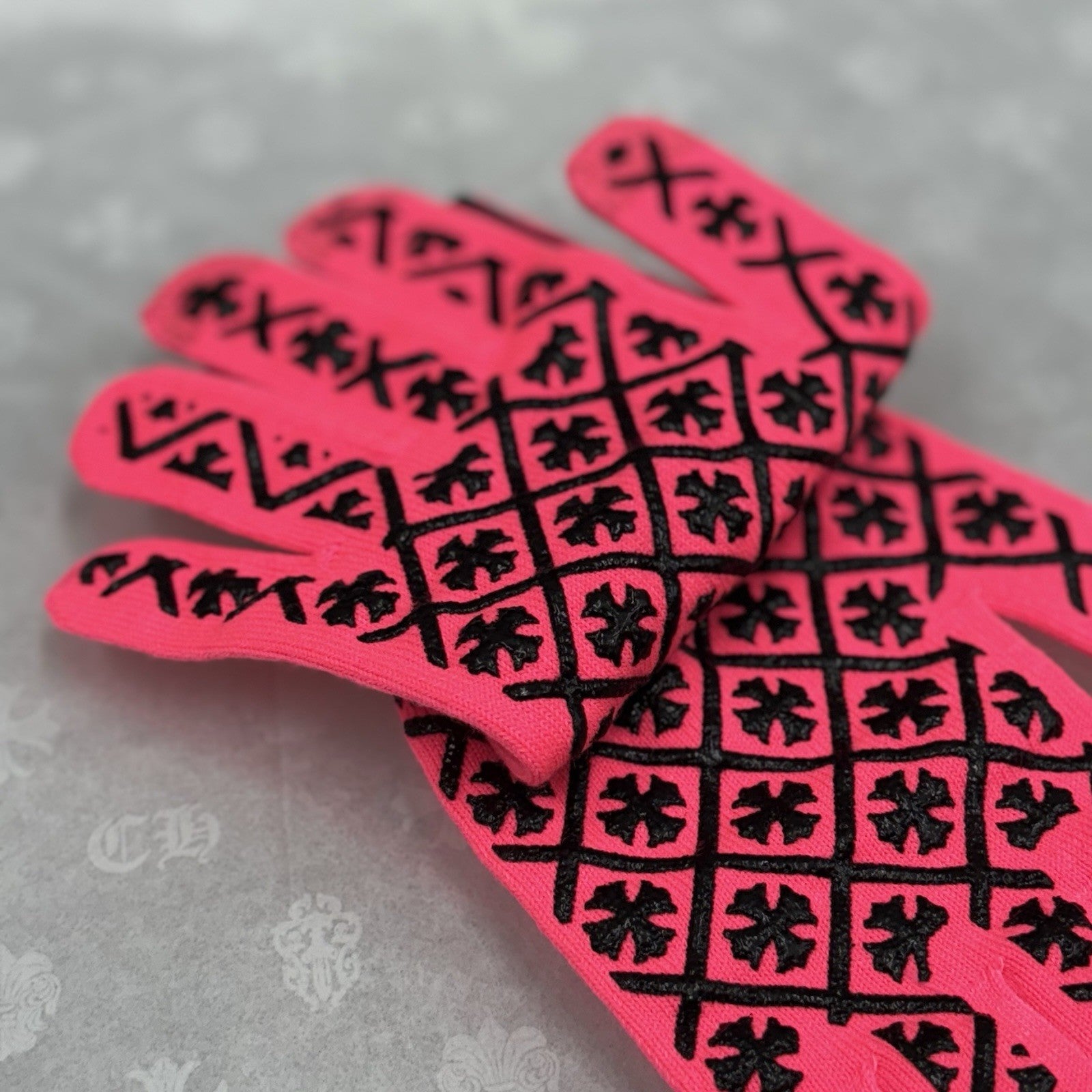 Size Small - Chrome Hearts Work Gloves ' Pink ' | BRAND NEW!