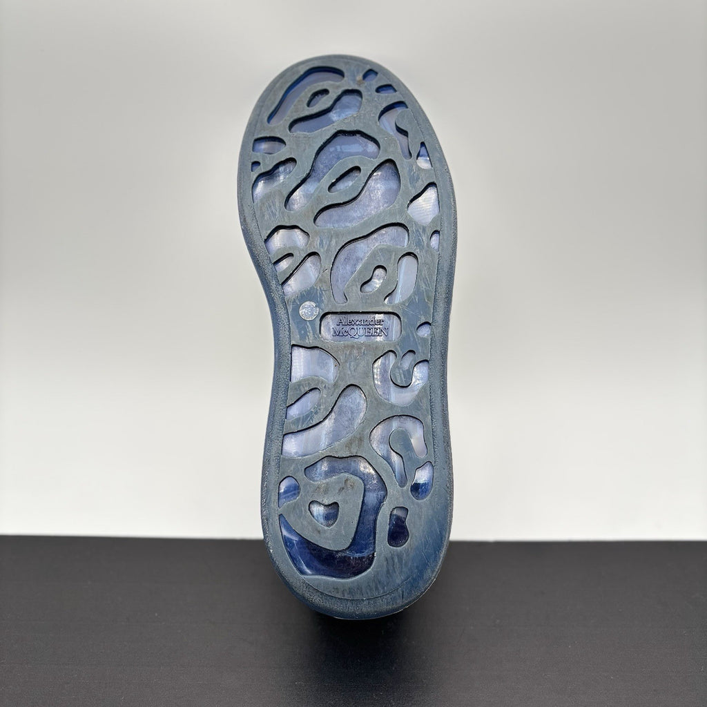 Size 43 EU (10 US) - Alexander McQueen ' White, Blue Bottoms ' | GOOD CONDITION!