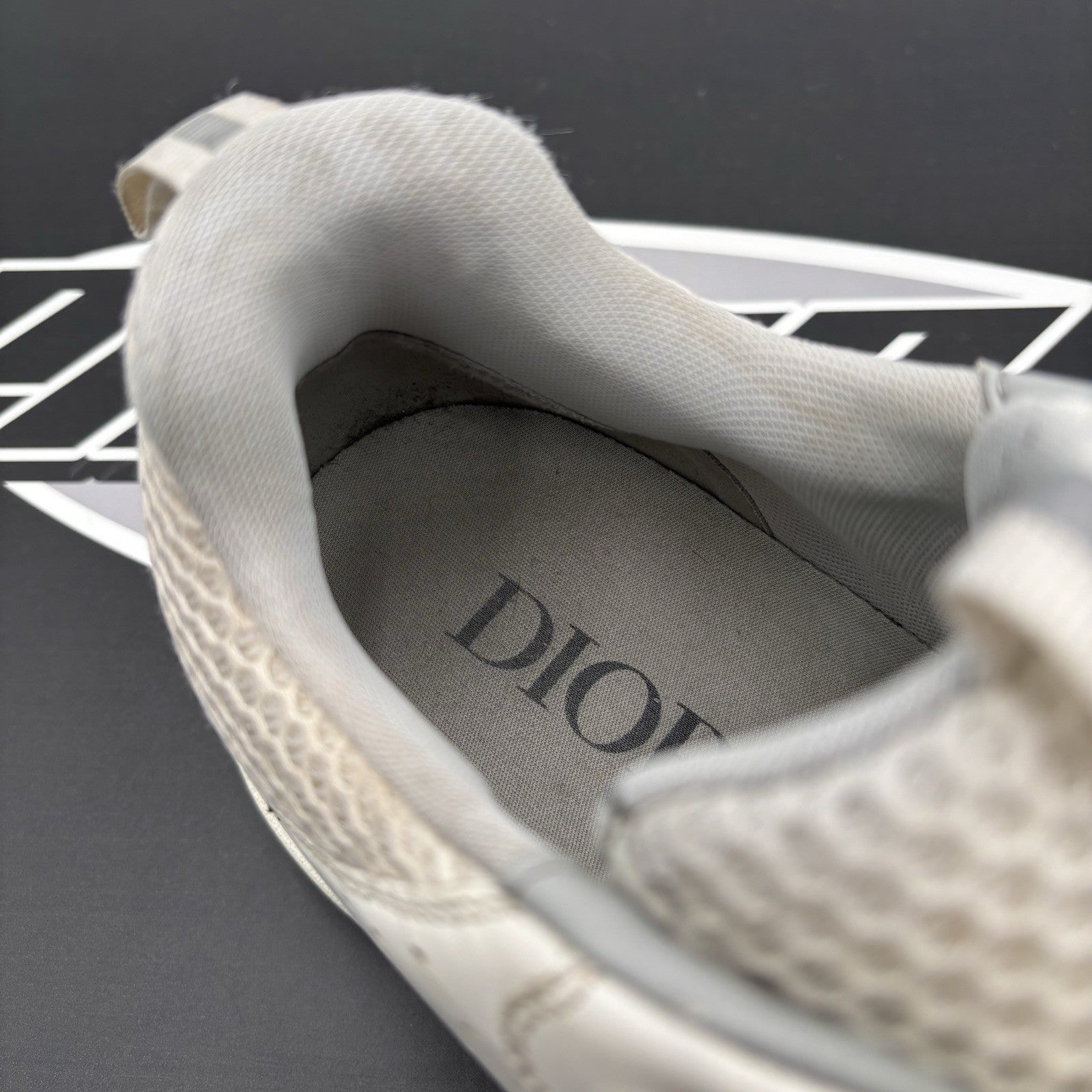 Size 44 (11 US) - Dior B22 Sneaker ' White Black ' | GOOD CONDITION!