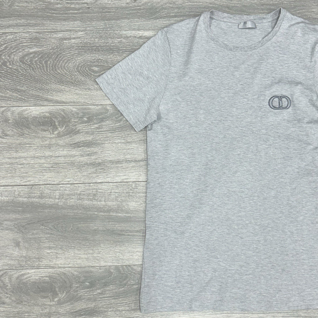 Size L - Dior CD Icon Logo Cotton T-Shirt ' Grey ' | GREAT CONDITION!