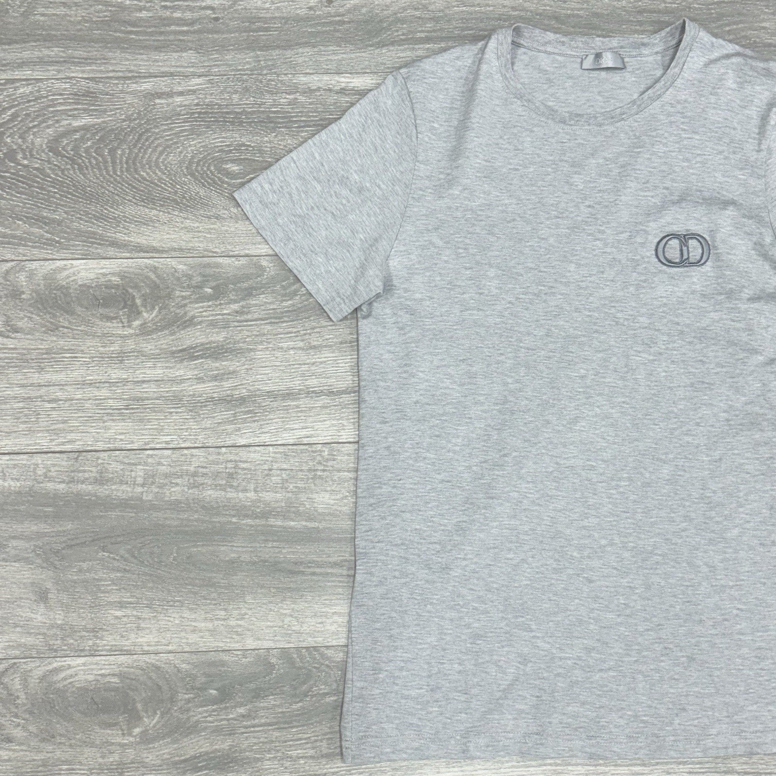 Size L - Dior CD Icon Logo Cotton T-Shirt ' Grey ' | GREAT CONDITION!
