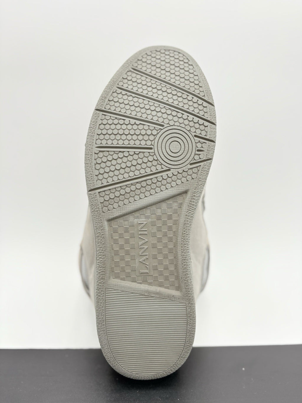 Size 45 (12 US) Lanvin Curb Sneaker ' Grey Colorful Laces ' | GREAT CONDITION!