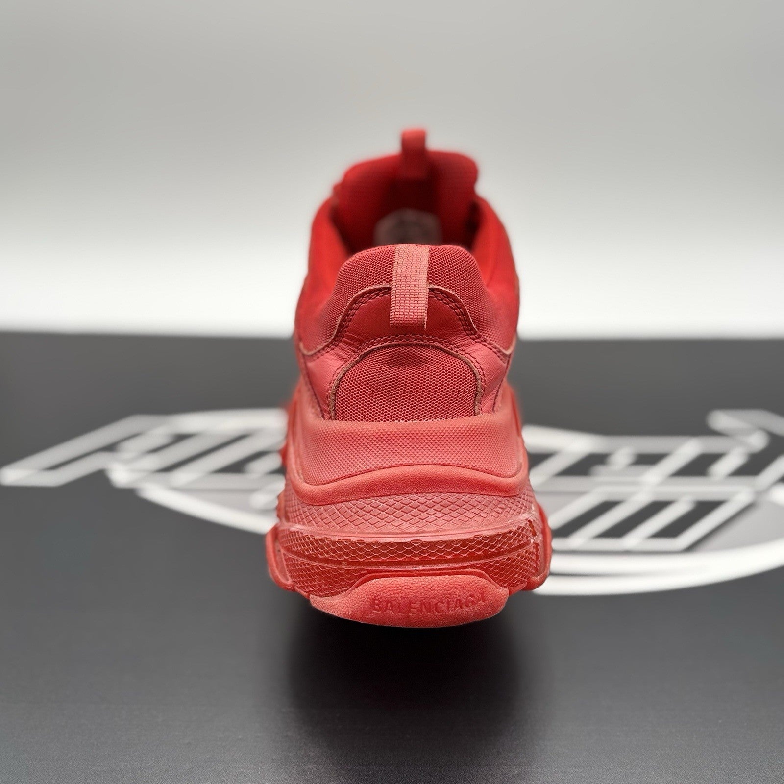 Size 43 (10 US) - Balenciaga Triple S ' Red '