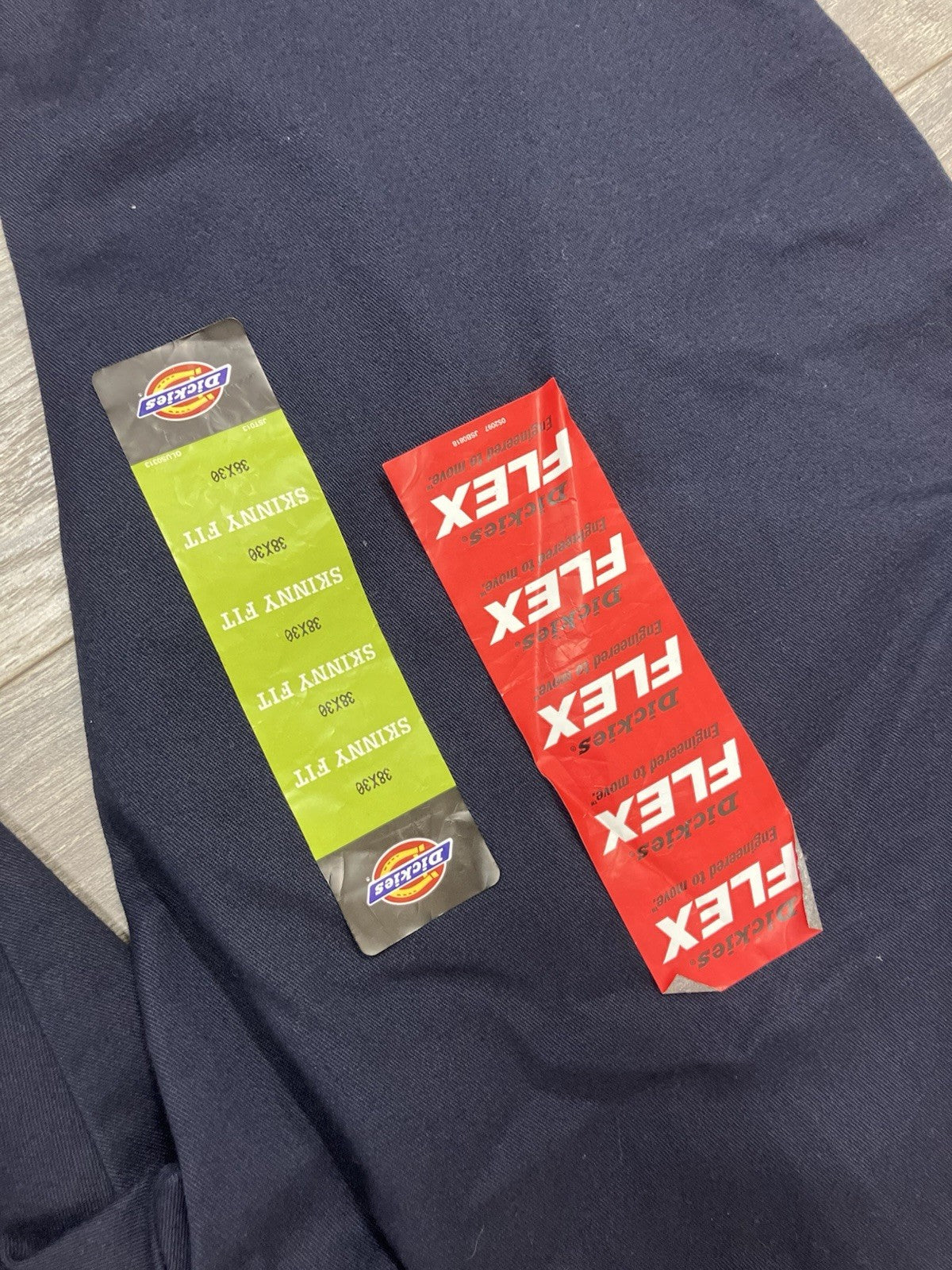 Size 38 - That’s A Awful Lot Of Cough Syrup Flared Dickies ' Blue ' | NEW!
