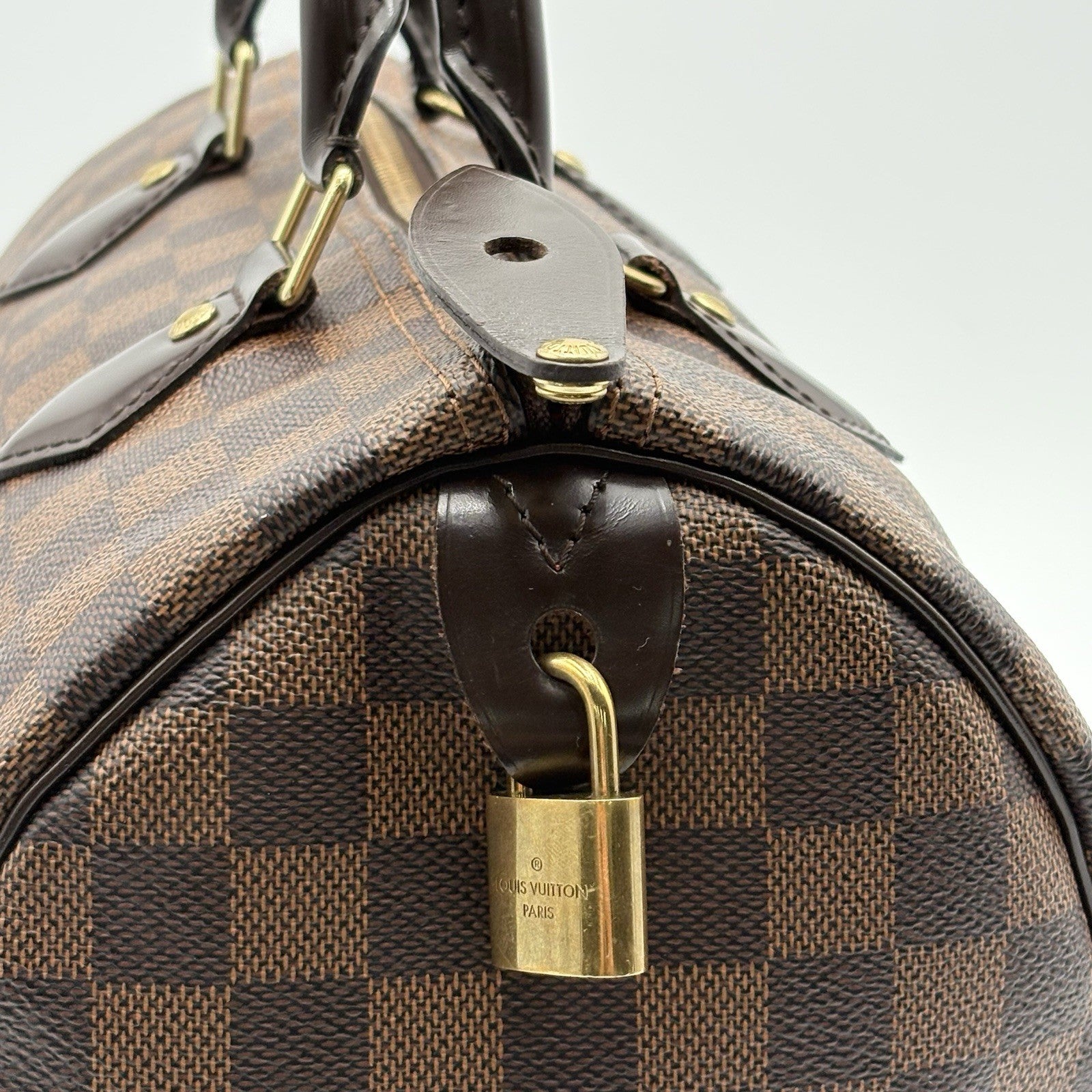 Louis Vuitton Speedy Bandouliere 35 Bag ' Damier Ebene '