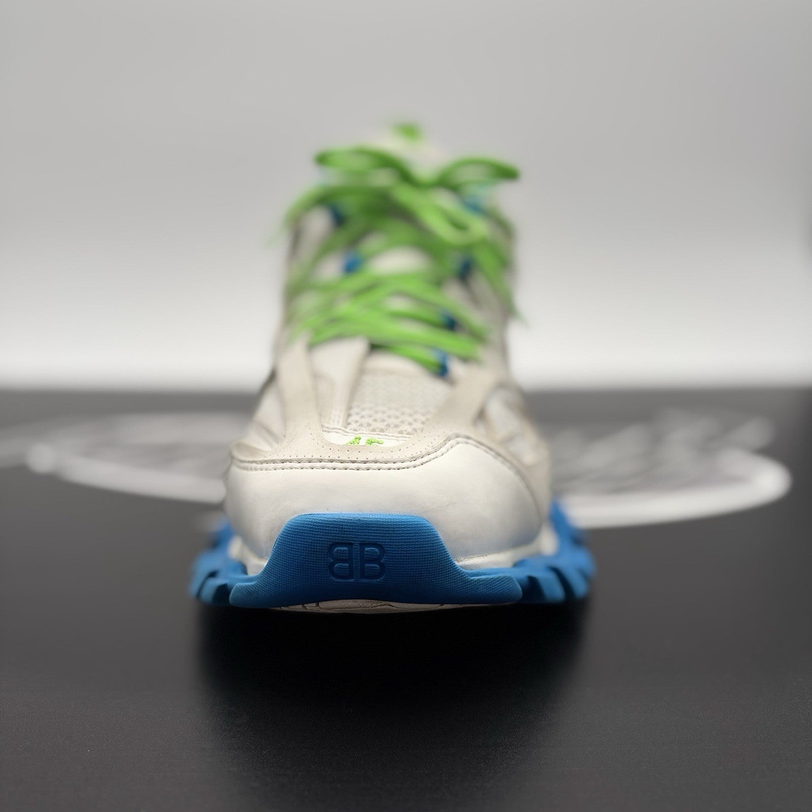 Size 45 (12 US) - Balenciaga Track ' White Blue Green ' | GREAT CONDITION!