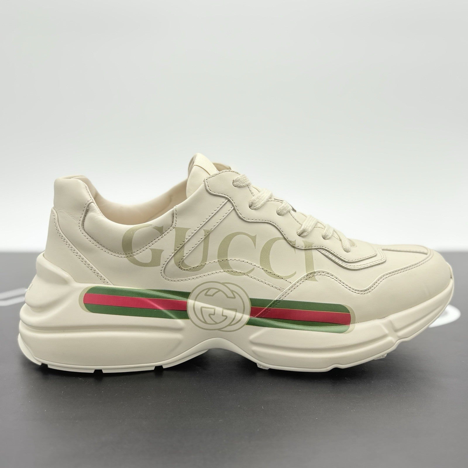 Size 11 G (11.5 US) - Gucci Rhyton GG  ' Vintage Gucci Logo ' | BRAND NEW!
