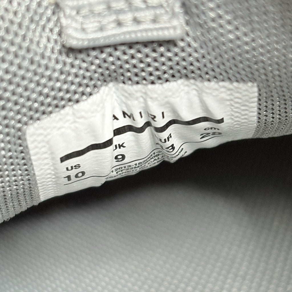 Size 43 (10 US) Amiri Bone Runner ' Grey ' | BRAND NEW! * 100% AUTHENTIC *