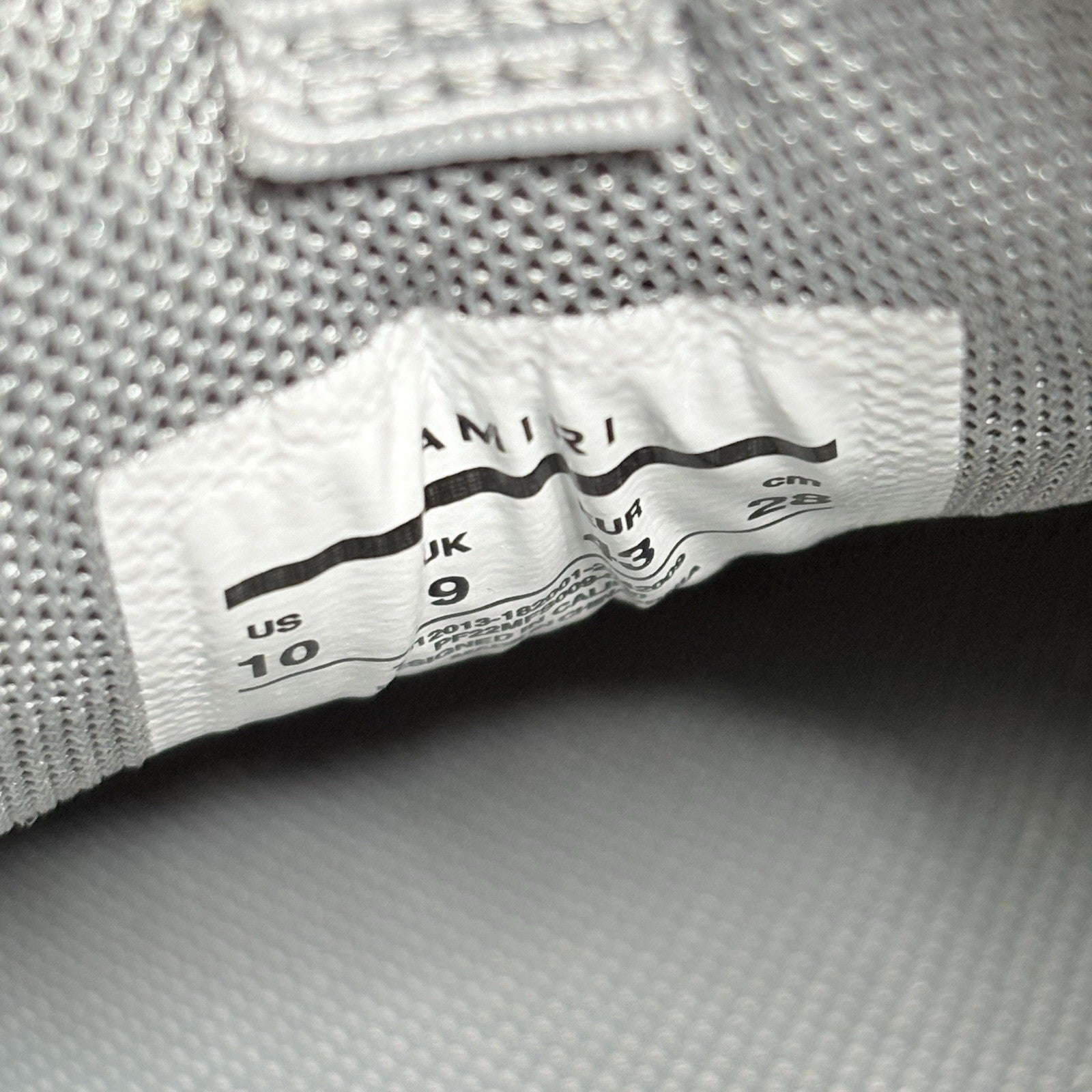Size 43 (10 US) Amiri Bone Runner ' Grey ' | BRAND NEW! * 100% AUTHENTIC *