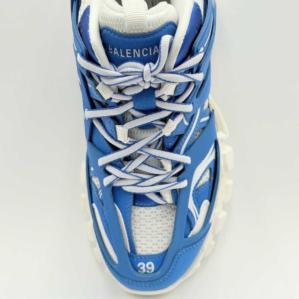 Size 39 (6 US) - Balenciaga Track LED Sneaker ' White Blue ' | BRAND NEW