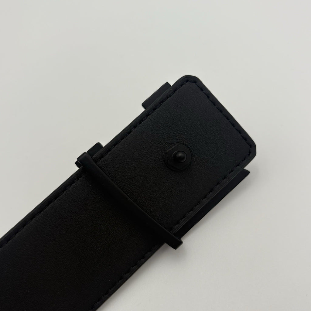 Louis Vuitton Monogram Eclipse Matte Black Belt | BRAND NEW!
