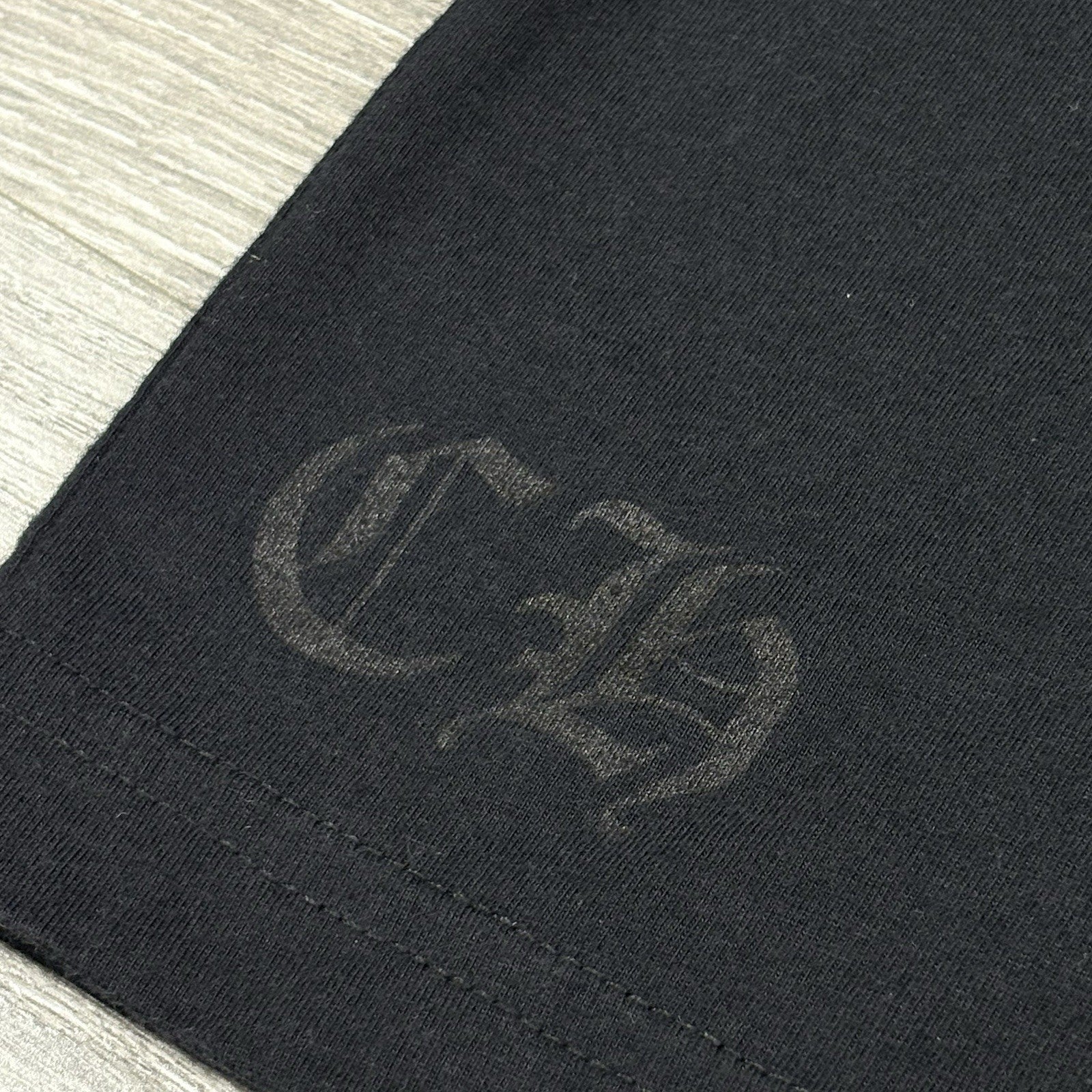 Size L - Chrome Hearts Fleur Scroll Logo T-Shirt ' Black ' | ONLY WORN ONCE!