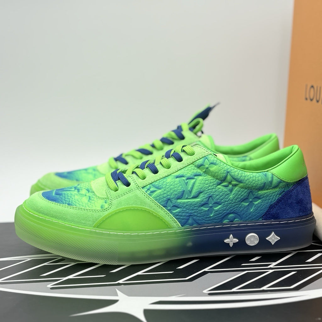 Size 9 LV (10-10.5 US) Louis Vuitton Ollie Richelieu ' Green ' | BRAND NEW!