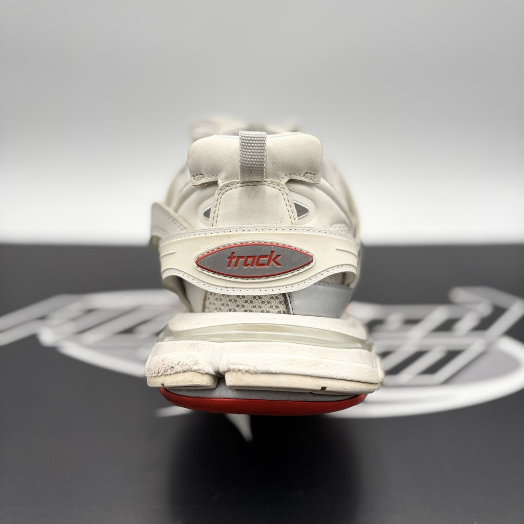 Size 46 (13 US) - Balenciaga Track Sneaker ' White Red ' | GOOD CONDITION!