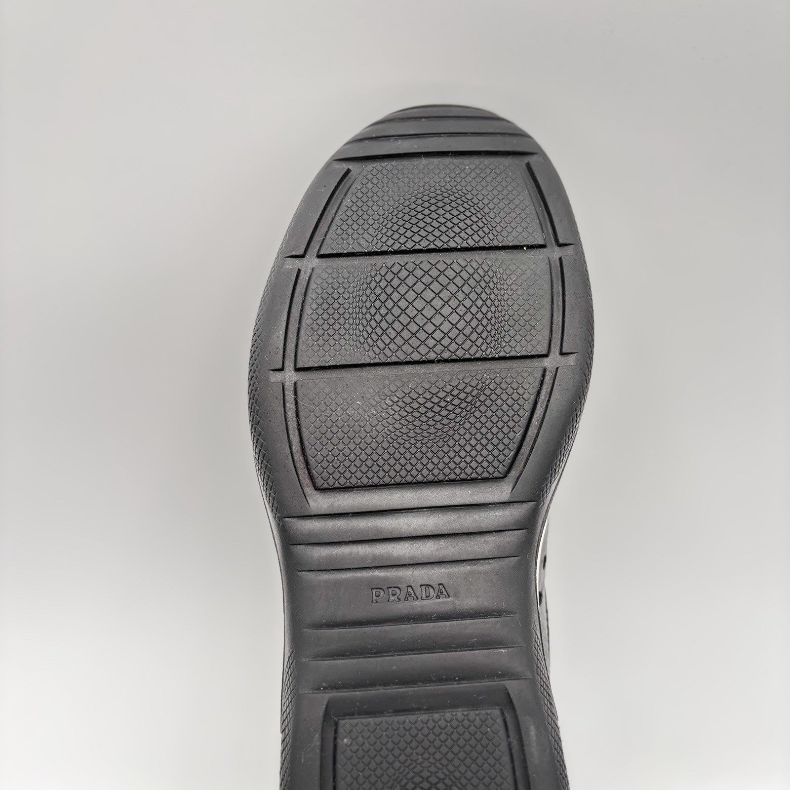 Size 8 UK (9 US) - Prada Cup High Top ‘ Black, Grey ‘