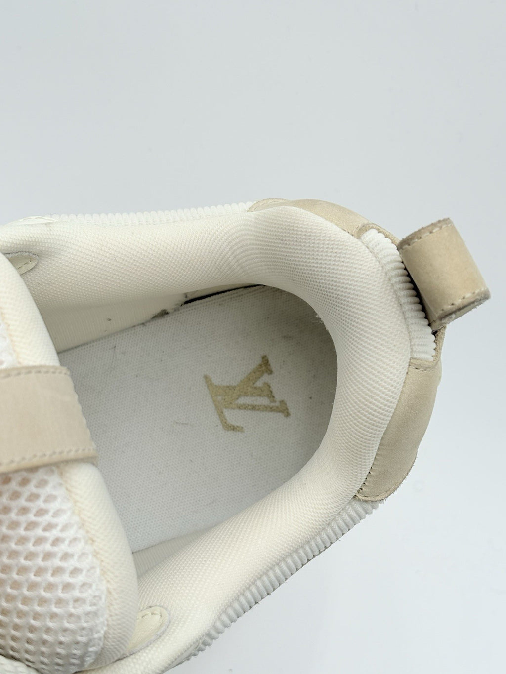 Size 7 LV (8-8.5 US) Louis Vuitton Skate ' Beige White ' | GREAT CONDITION!