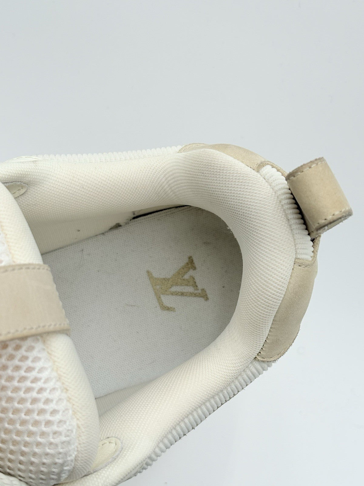 Size 7 LV (8-8.5 US) Louis Vuitton Skate ' Beige White ' | GREAT CONDITION!