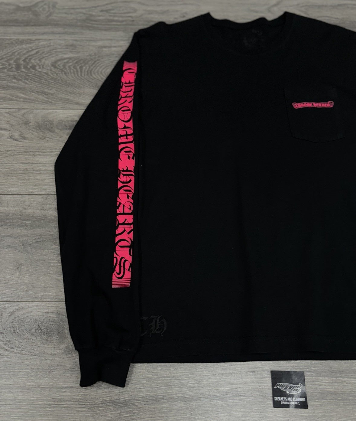 Size Large - Chrome Hearts Made In Hollywood Long Sleeve ' Black Pink ' | CLEAN!