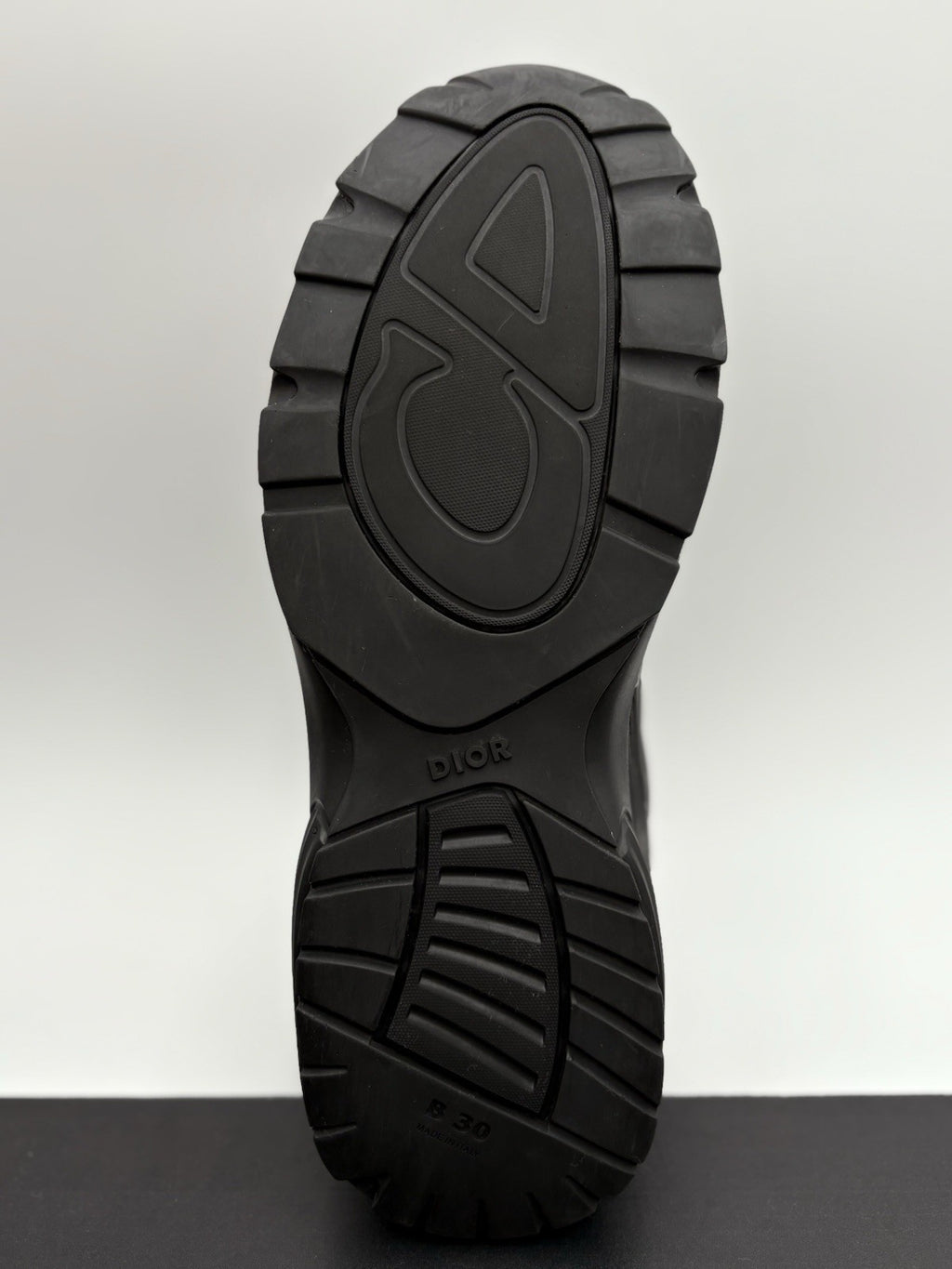 Size 45 (12 US) Dior B30 Reflective Sneaker ' Black ' | SUPER CLEAN!