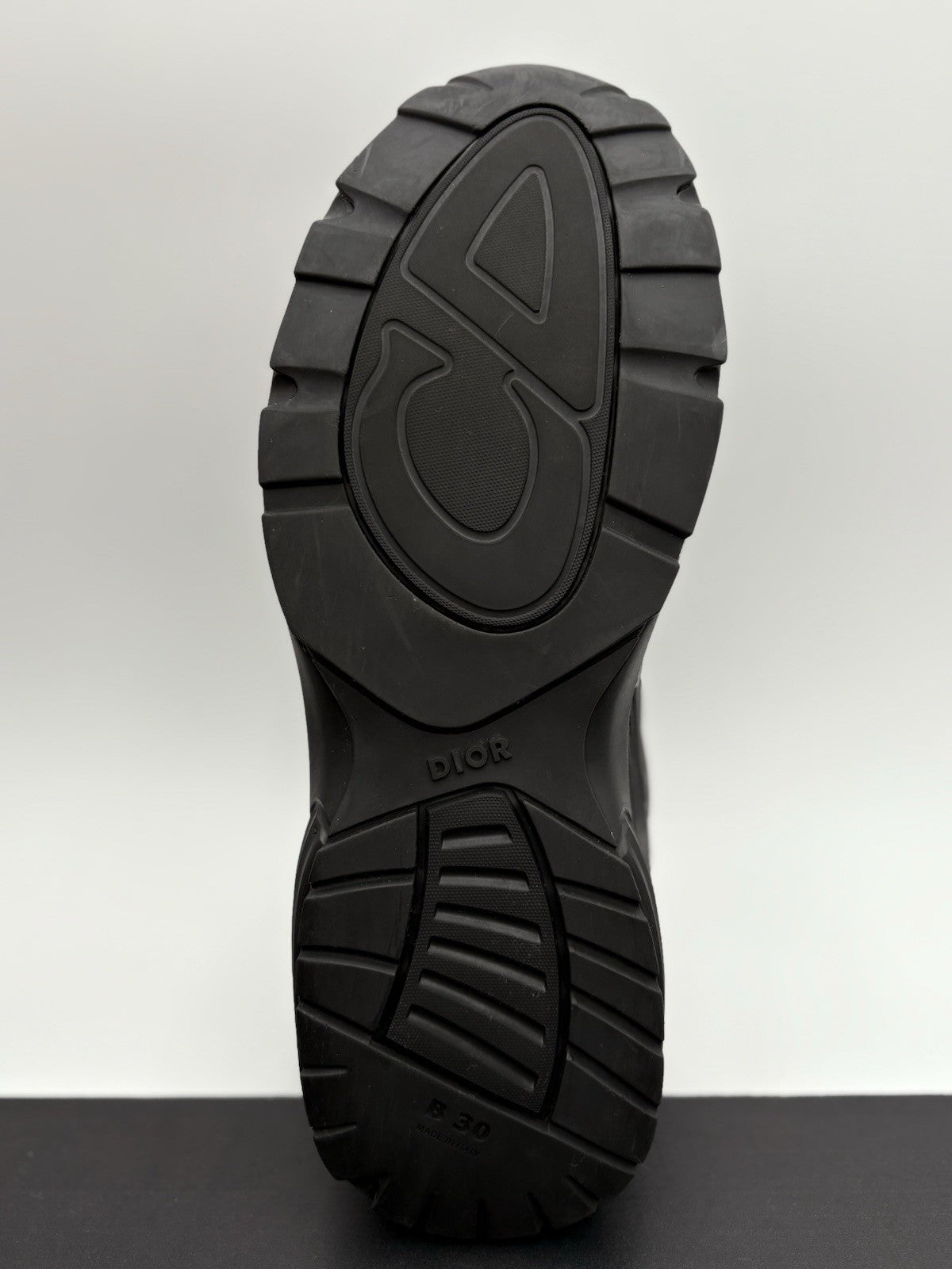 Size 45 (12 US) Dior B30 Reflective Sneaker ' Black ' | SUPER CLEAN!