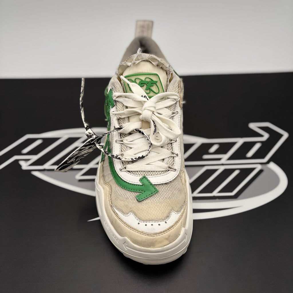Size 43 (10 US) Off-White Odsy-1000 ' White, Beige, Green ' | GREAT CONDITION!
