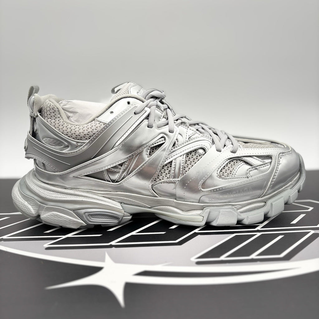 Size 45 EU (12 US) - Balenciaga Track ' Triple Silver ' | BRAND NEW!