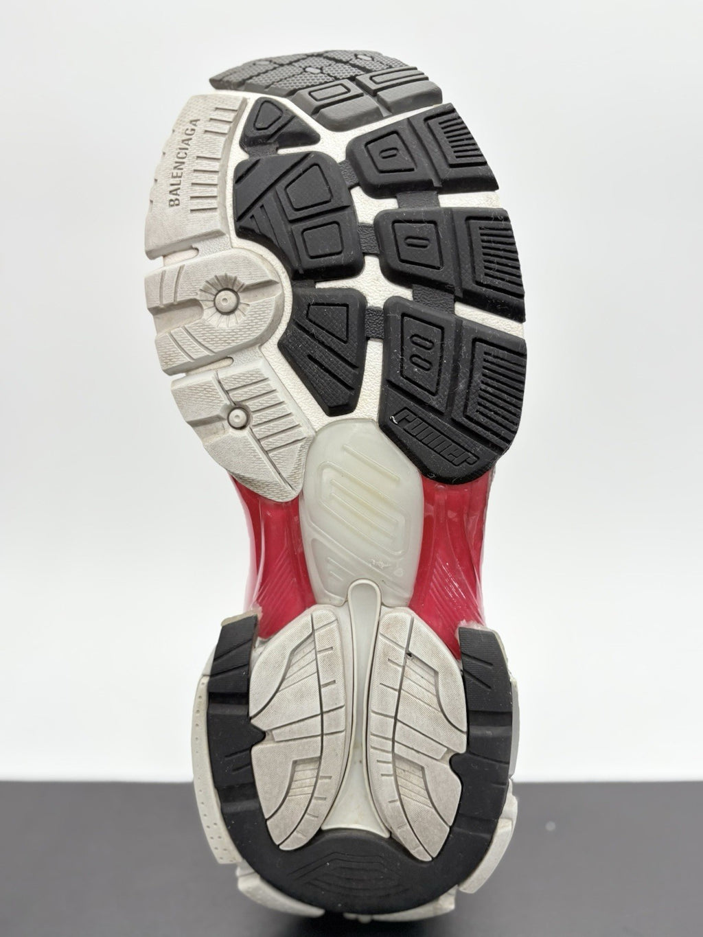 Size 44 (11 US) - Balenciaga Runner 2.0 ' White Grey Red ' | GREAT CONDITION!