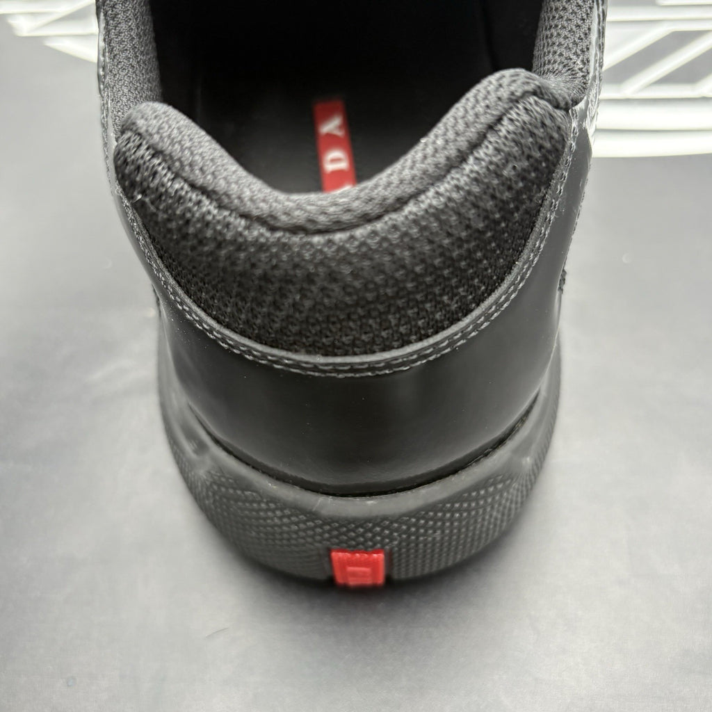 Size 10.5 UK (11.5 US) Prada Americas Cup ' Black ' | SUPER CLEAN!