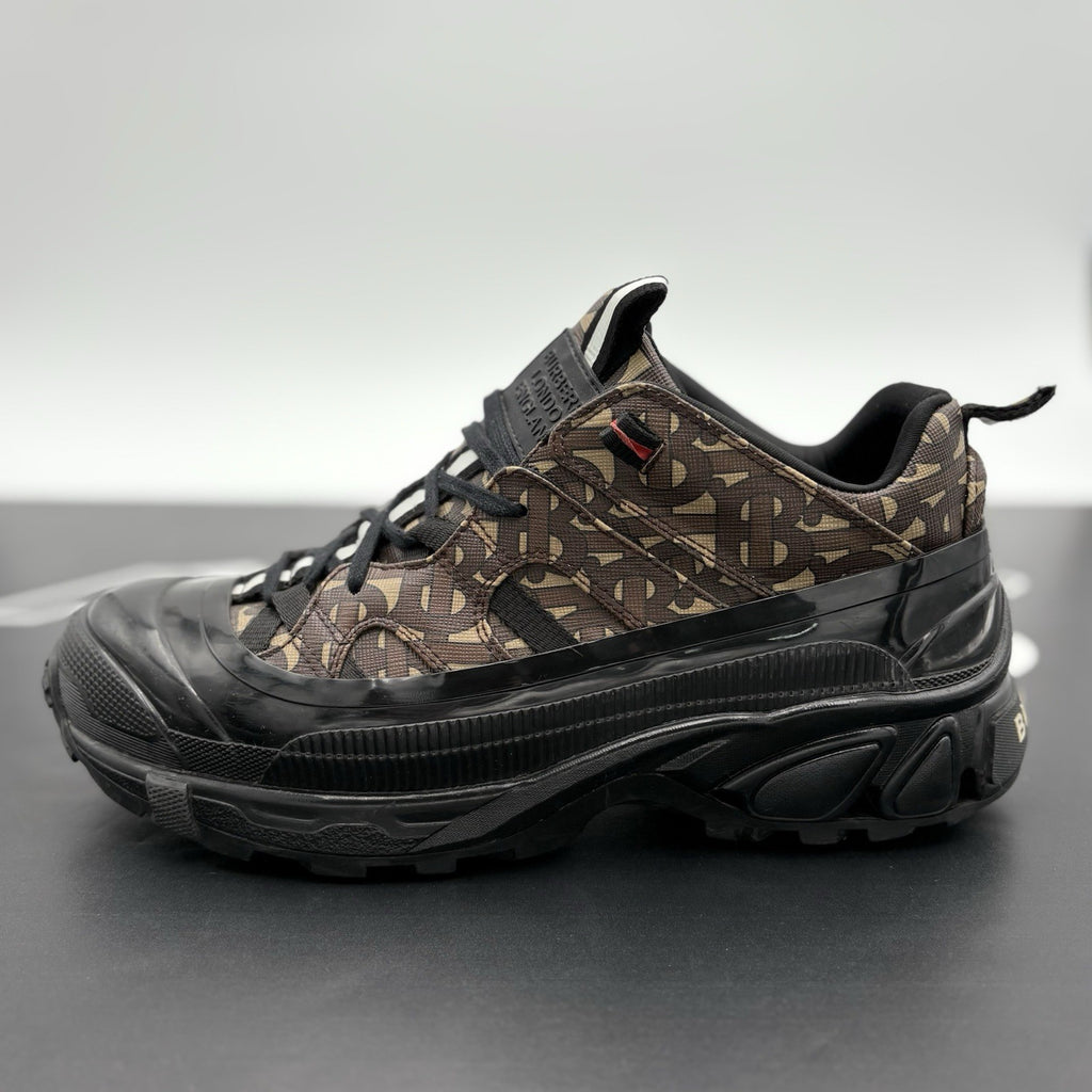 Size 40.5 (7.5 US) Burberry Arthur Low-Top  ' Monogram Print ' | GREAT CONDITION