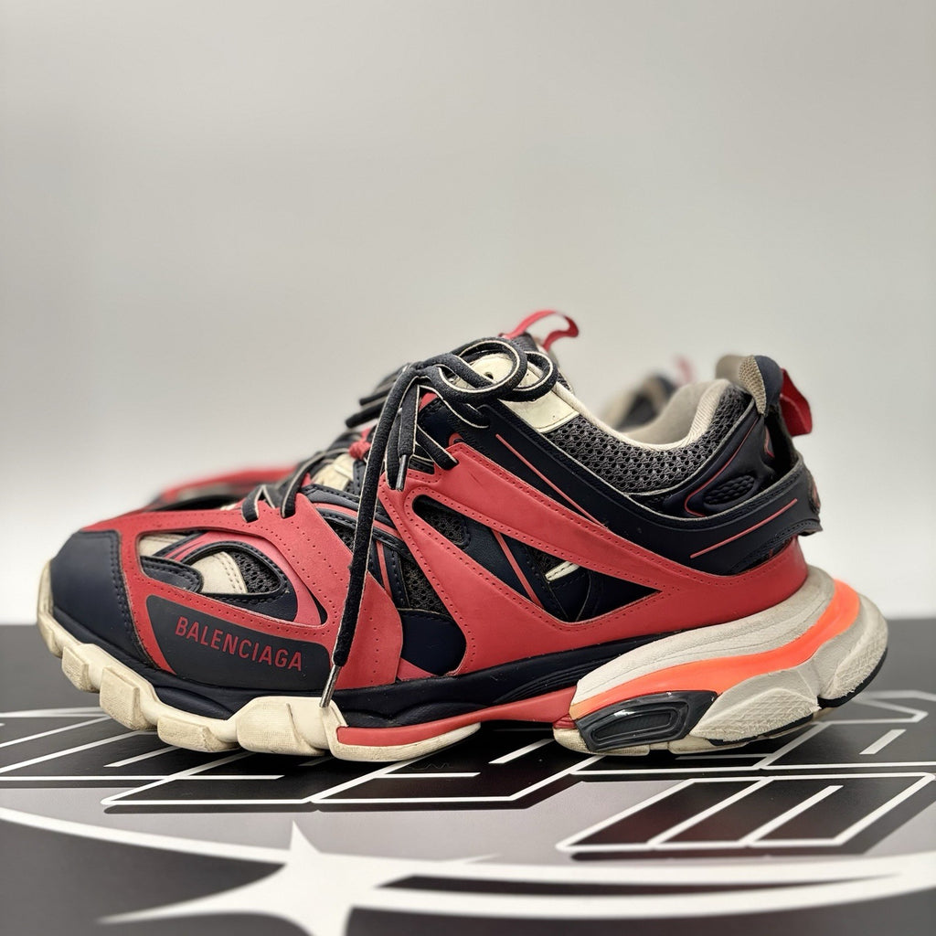 Size 43 (10 US) - Balenciaga Track LED Sneaker ' Navy, Red '