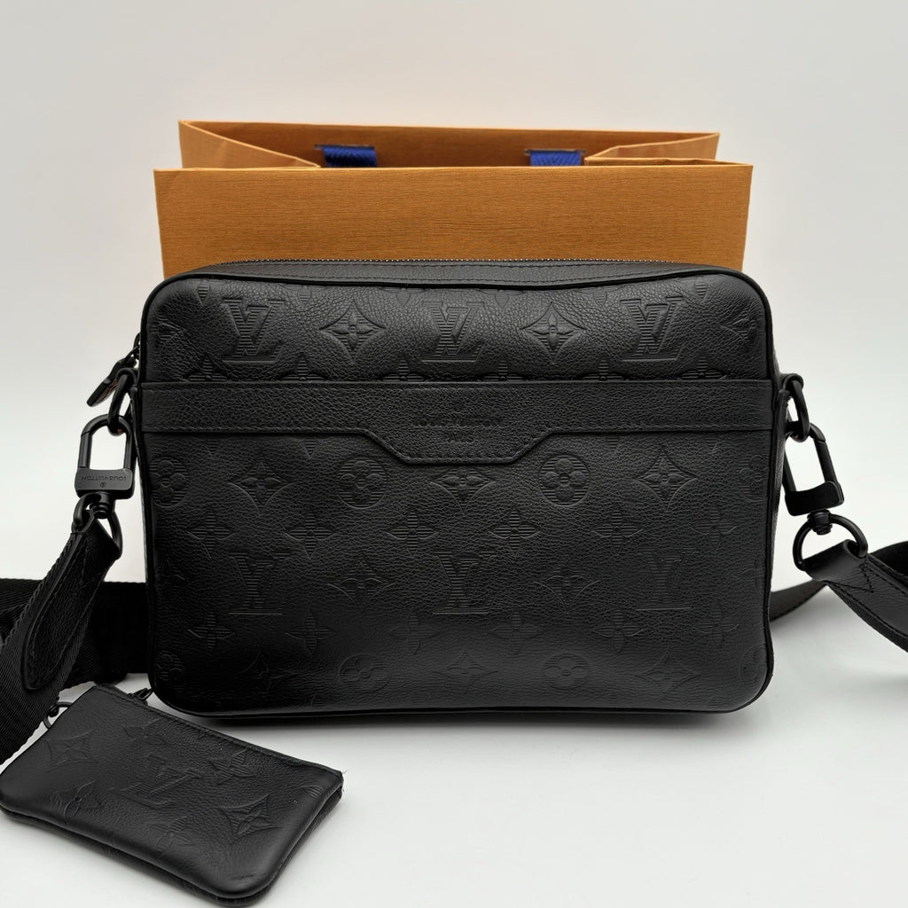 Louis Vuitton Messenger Bag Monogram Shadow ' Black ' | ONLY WORN 1-3x