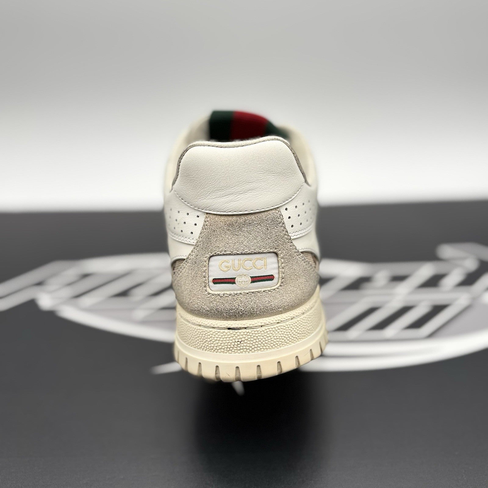Size 11 G (12 US) - Gucci Re-Web Sneakers GG ‘ White, Beige ‘ | GOOD CONDITION!
