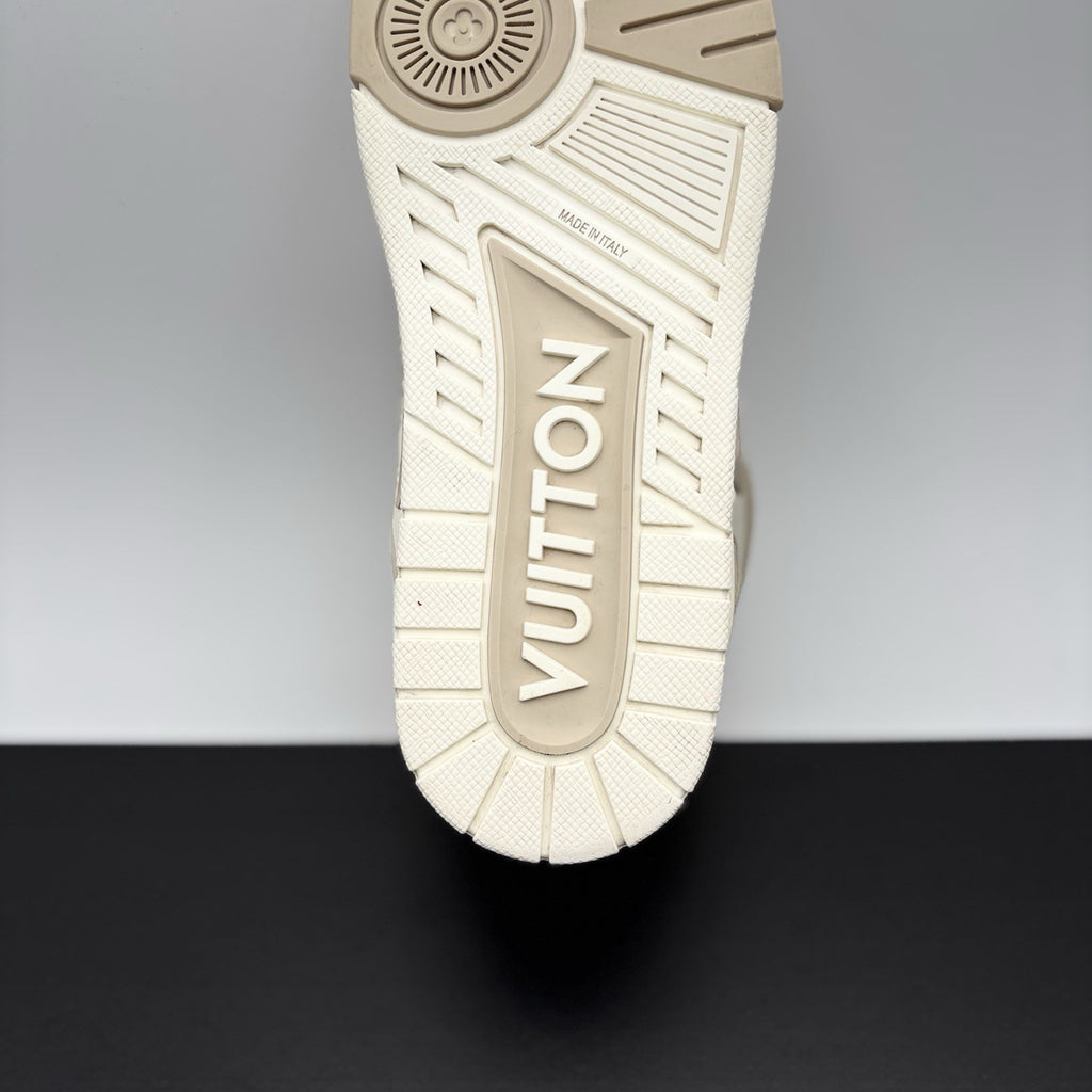 Size 7 LV (8-8.5 US) - Louis Vuitton Skate ' Beige White ' | EXCELLENT COND!