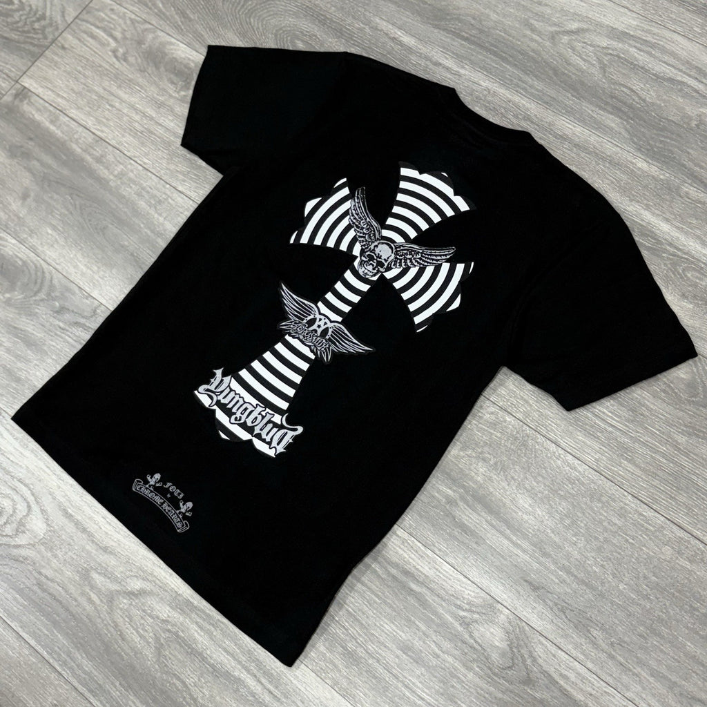 Size M - Chrome Hearts x Foti x Yung Blud x Aerosmith T-Shirt ' Black ' | NEW!