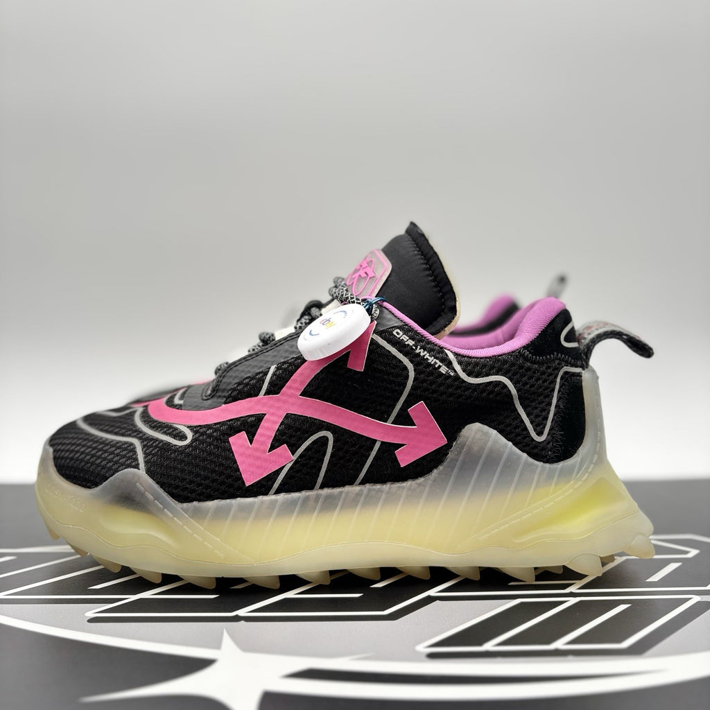Size 42 (9 US) Off-White Odsy-1000 ' Transparent Fuchsia ' | GREAT CONDITION!