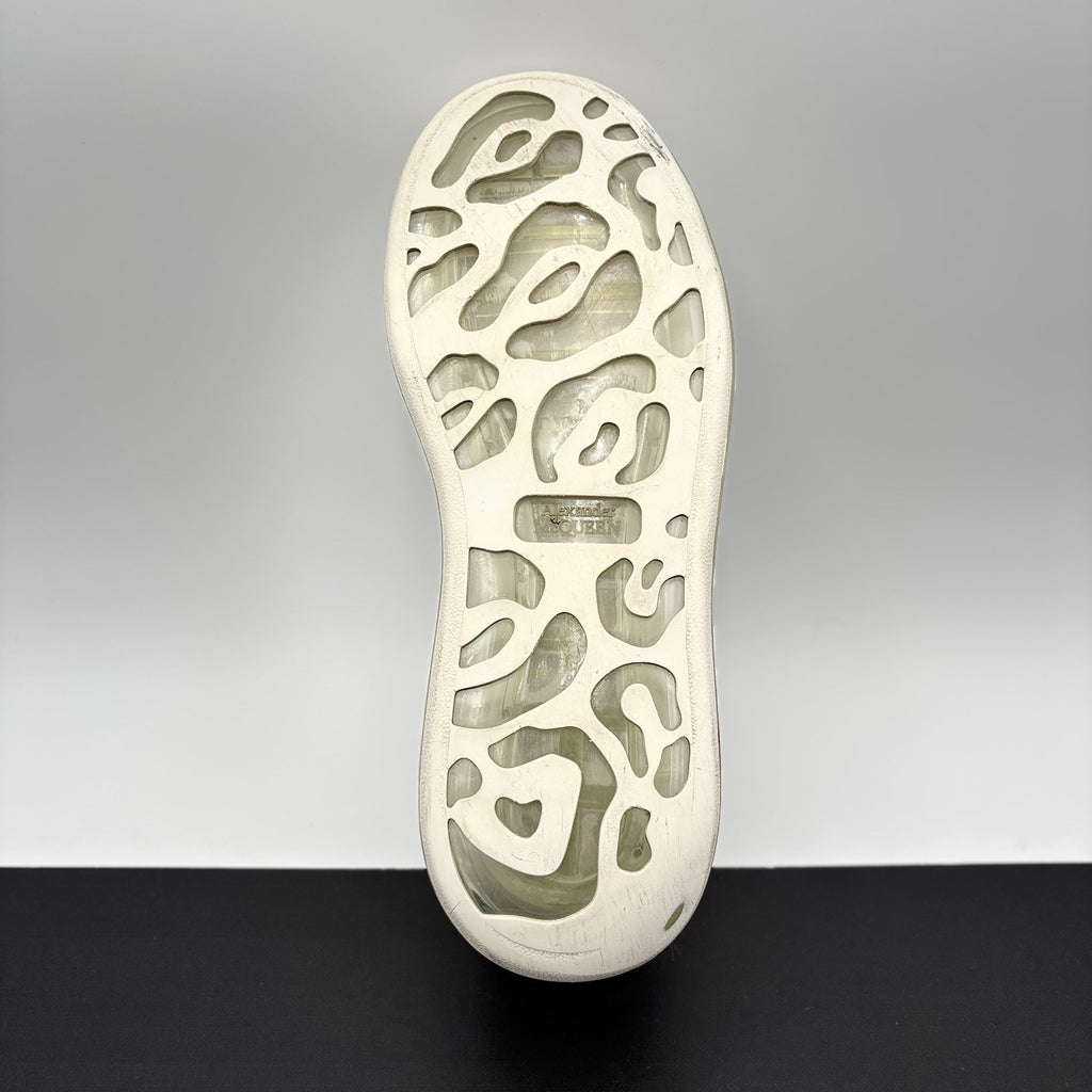 Size 45 EU (12 US) - Alexander McQueen ‘ White Clear Sole ‘