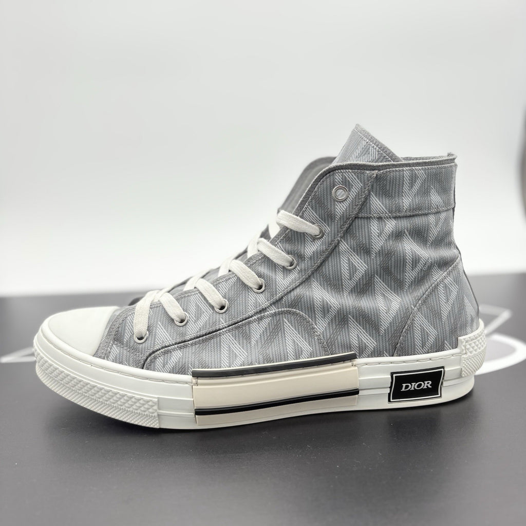 Size 45 (12 US) - Dior B23 High CD Diamond ' Grey White ' | GOOD CONDITION!